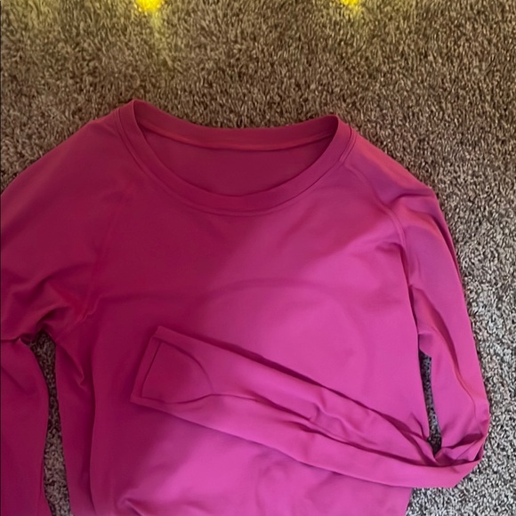 lululemon athletica Tops - Lululemon Athletica Pink Long Sleeve Hoodie